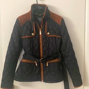 Vince Camuto quilted riding jacket